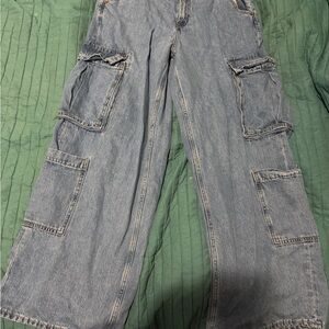 Old Navy Mid-Rise Baggy Cargo Jeans | Women’s 6 | Worn Once